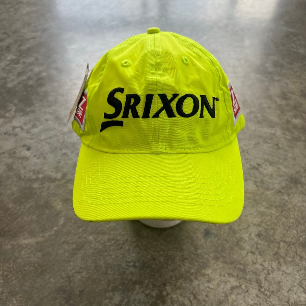 Srixon Z-Star Promo Golf Hat Cap Neon Yellow Adjustable Embroidered New